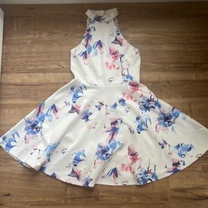 White Floral Dress